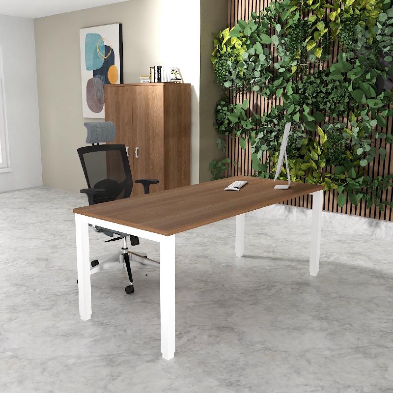 Bureau Professionnel Tempo Mobel Linea. - 180, Acacia foncé, Non_0