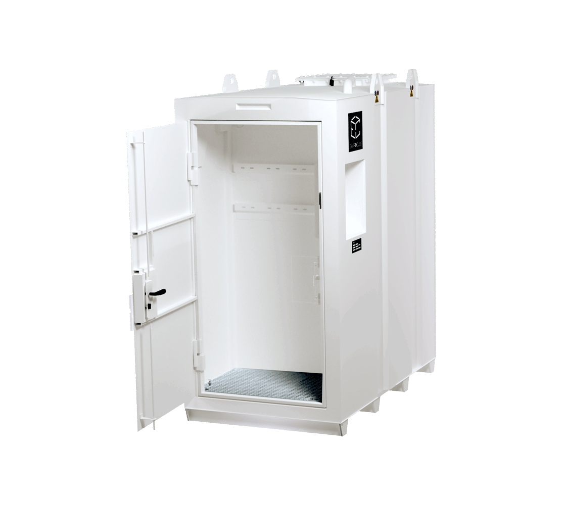 Cuve station carburant privative de 1400 à 5000 l, idéale pour le ravitaillement en gasoil, fioul et gnr de petites et moyennes flottes de véhicules - envirocube exel 1 - ece type 1 - alorem_3