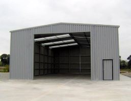 Hangar de stockage démontable, pliable, totalement récupérable en kit plenave 12.5 - CUALIMETAL_3