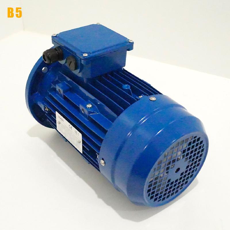 Moteur électrique triphasé CEMER MS7132B5 - 230/400V - 0,75 kW - 3000 tr/min - Bride B5 - Aluminium - IP55_3