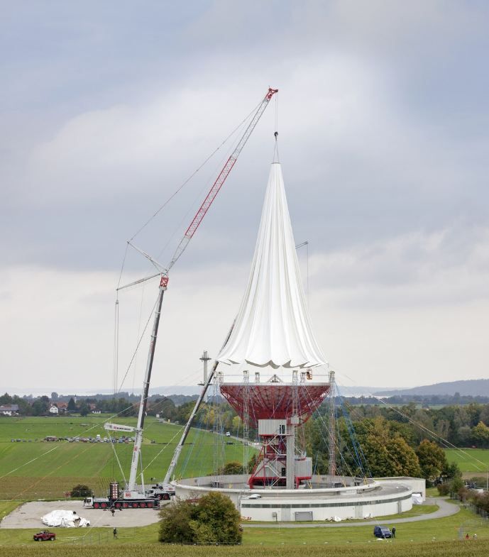 Grue mobile LTM 1400-7.1 avec vitesse de translation 85 km/h