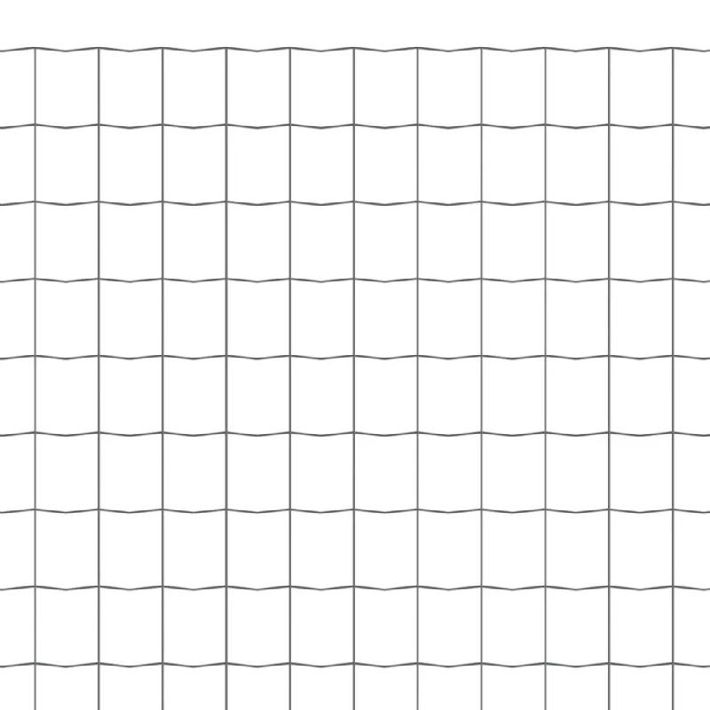 Vidaxl clôture euro acier 25 x 1 m gris 142526_3