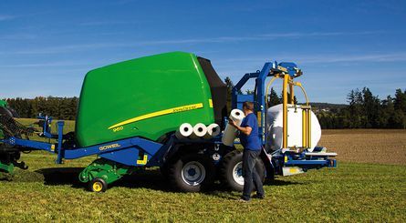 G5040 Kombi - Presse-enrubanneuse agricole - Göweil Maschinenbau GmbH - Poids : 5 400 à 7 700 kg_3