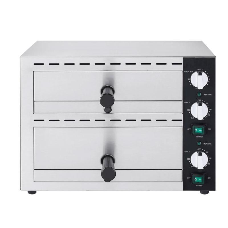 Mini four électrique double à pizza - 2 pizzas Ø 33 cm_3