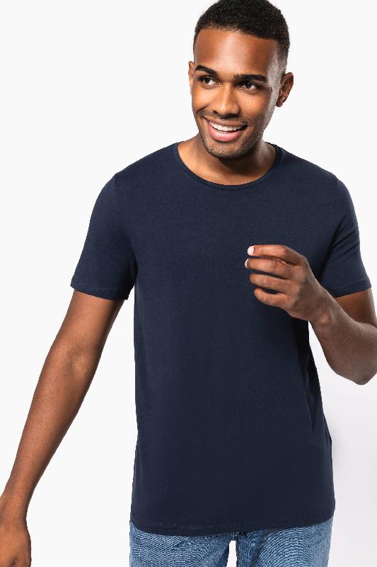T-shirt col rond manches courtes homme - Réf: K3012 - Kariban - 97% coton / 3% élasthanne_3