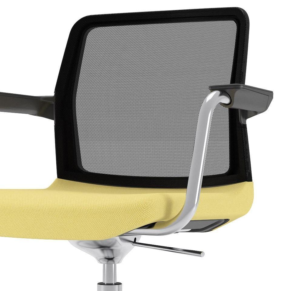 Wind low-back - chaise de bureau ergonomique - Nartubas Furniture UAB - design minimaliste en maille respirante_3