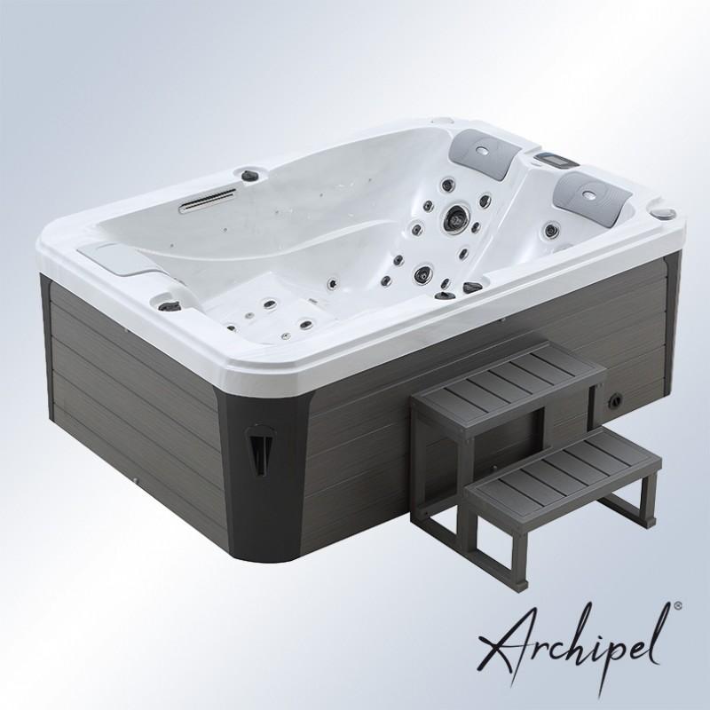 SPA 2 PLACES ALLONGÉES ARCHIPEL® GT2 BLANC MARBRE - SPA THÉRAPEUTIQUE BALBOA 210X148_3