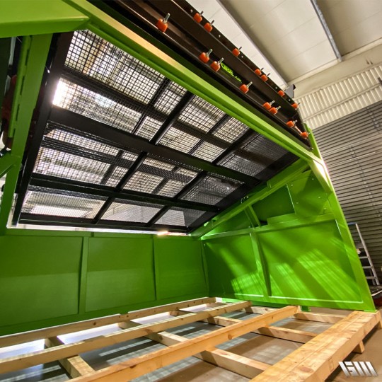 Crible stationnaire DB50 - 100% électrique, 20 à 80T/heure, 2600kg, surface de tamisage 6 m²_3