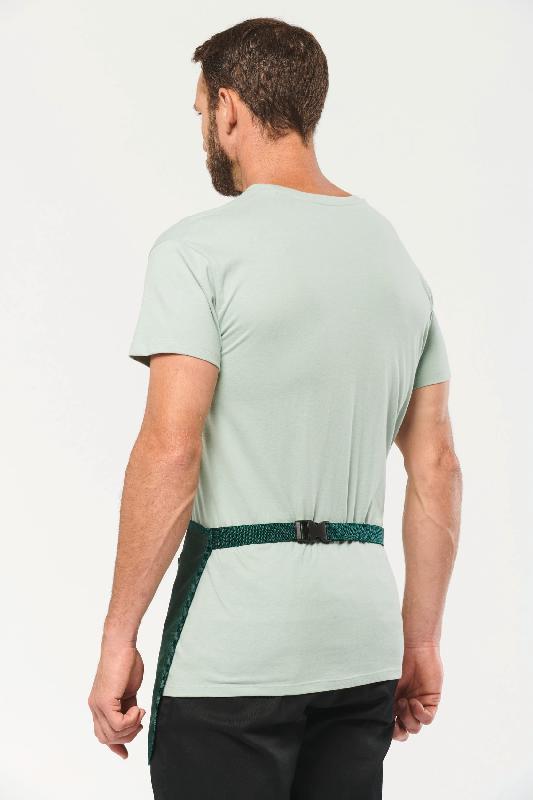 Tablier court de jardinage écoresponsable unisexe - Réf: WK841 - Polyester recyclé, imperméable, multipoches_3