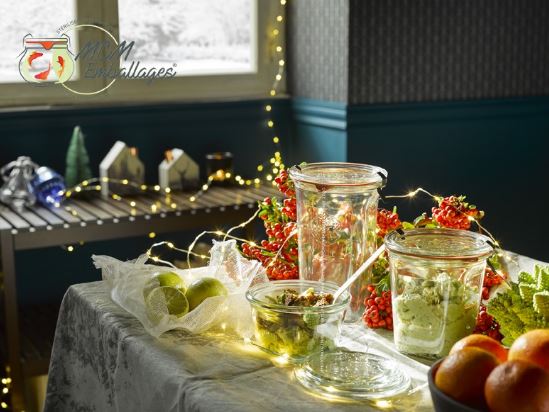 Bocaux en verre WECK Quadro 790 ml Ø100 mm avec couvercle et joint inclus (clips non compris) - WN000028_3