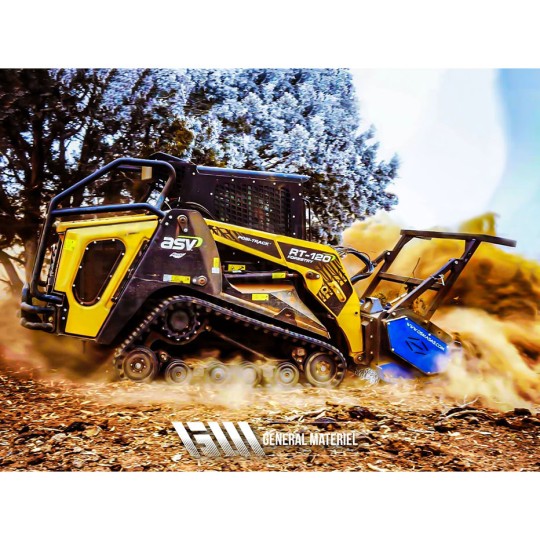 Broyeur forestier Série SS-Q - marteaux fixes pour chargeuse 50 à 90 CV - diamètre de broyage jusqu'à 12 cm_3