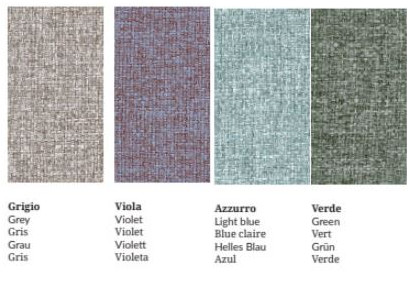 Cloison de Séparation en Tissu LAY 80 - Référence 7995 FR108 - 4 Finitions - Pieds Métal Fabriquée en Italie_3