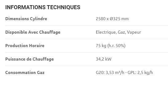 G26.35 - Sécheuse-repasseuse GMP SRL - Cylindre 2580 x Ø325 mm - Finitions inégalables et performances supérieures_3