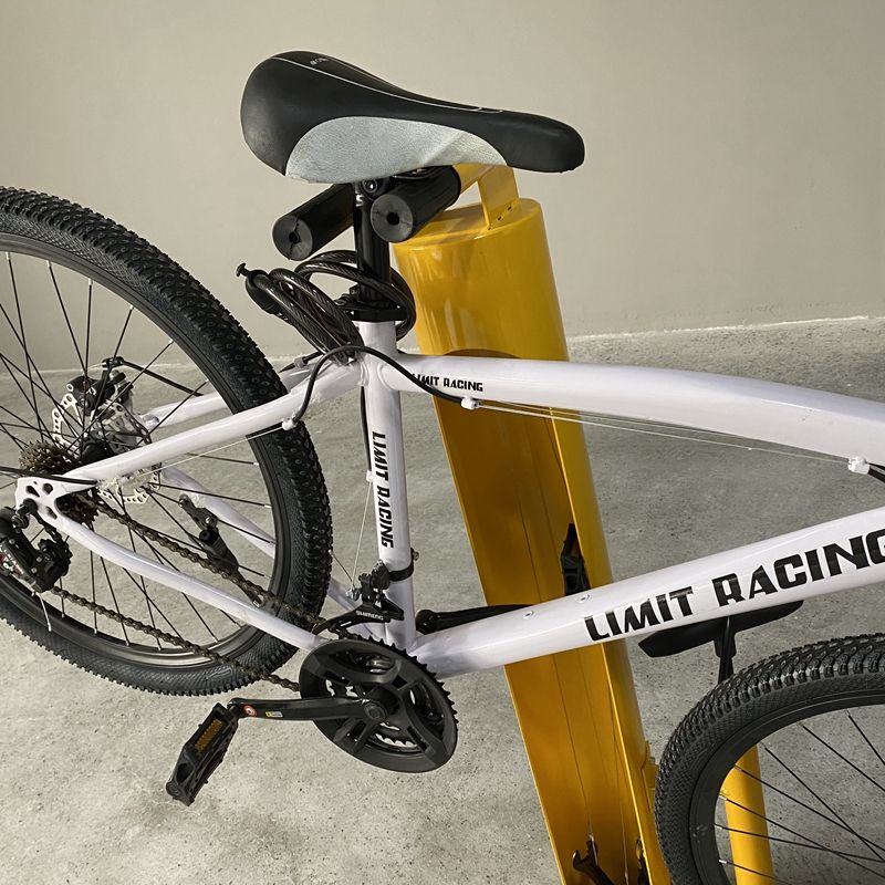 Support De Réparation Vélo Pliant Réglable En Hauteur - Hauteur Max 190cm, Charge 30kg (66lb), Couleur Noire