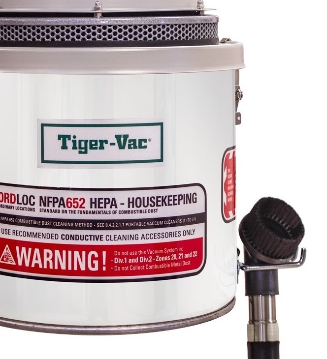 Aspirateur industriel 2d-1 (pcs-wm) HEPA Ordloc Series - récupération sécuritaire des poussières combustibles en zones non explosives_3