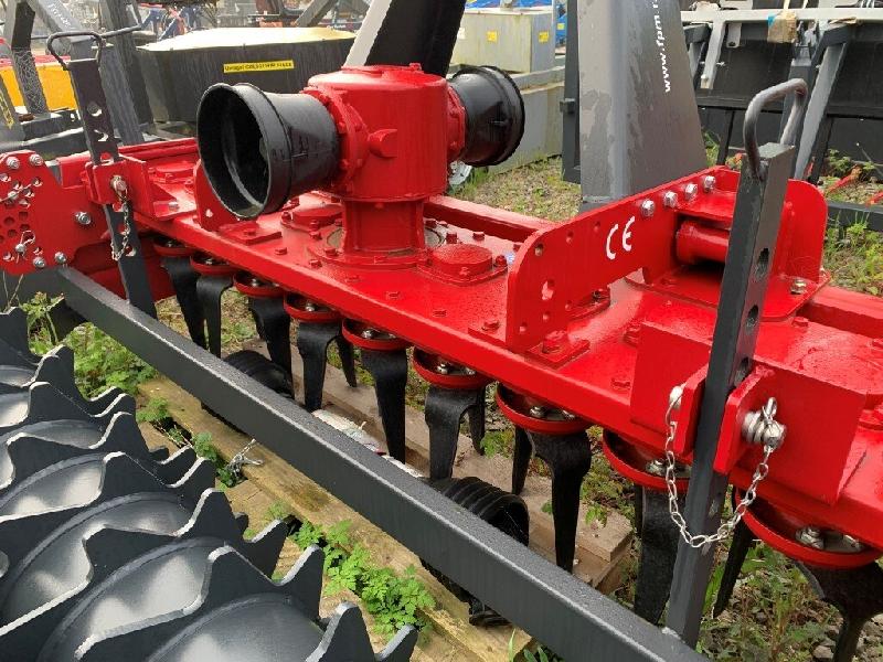Herse rotative NC 2.00m FA - Occasion - Largeur de travail 2.0m - Lame niveleuse et rouleau packer_3