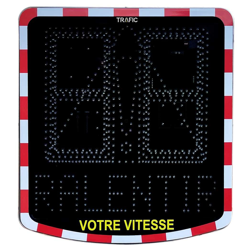 Radar pédagogique à alimentation solaire - LED très puissantes - Affichage RALENTIR - Fabriqué en France_3