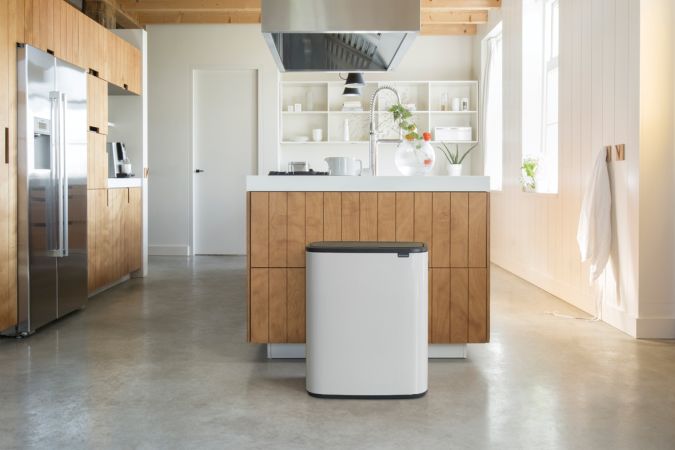 Poubelle tri sélectif Bo Touch Bin - 2 x 30 litres - White - Brabantia - 60L - Acier, Garantie 10 ans_3