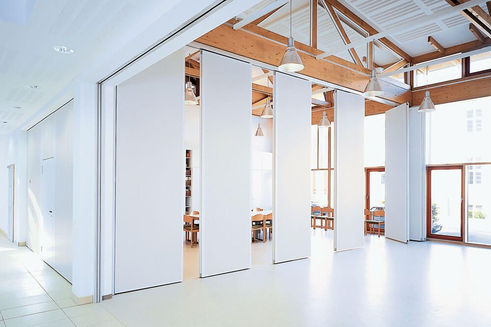 Variflex 88 - Cloison mobile dorma hüppe raumtrennsysteme GmbH + Co. KG - Largeur élément 1 100 mm - Isolation acoustique jusqu'à Rw 58 dB_3