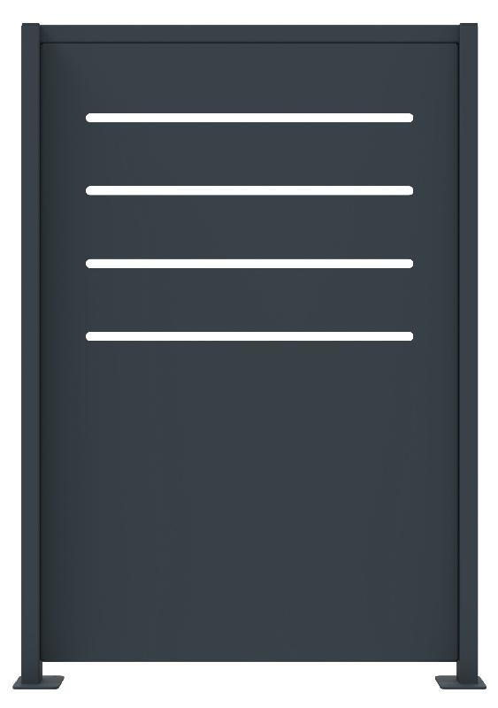 Cache-conteneurs MAESTRO METAL 2 modules Anthracite_3