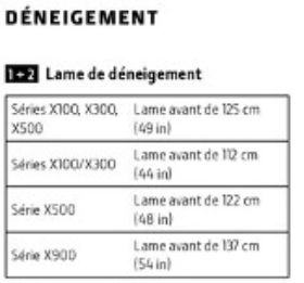 Lames à neige - John Deere - lame avant 125 cm pour déneigement et débaiement avant ou latéral_3