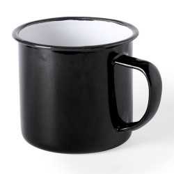 Tasse émaillée métal WILEM - 350 ml - design vintage pour camping et usage quotidien_3
