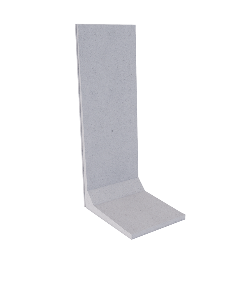 Mur de stockage et de soutènement en béton, certifié pour une construction pérenne_3