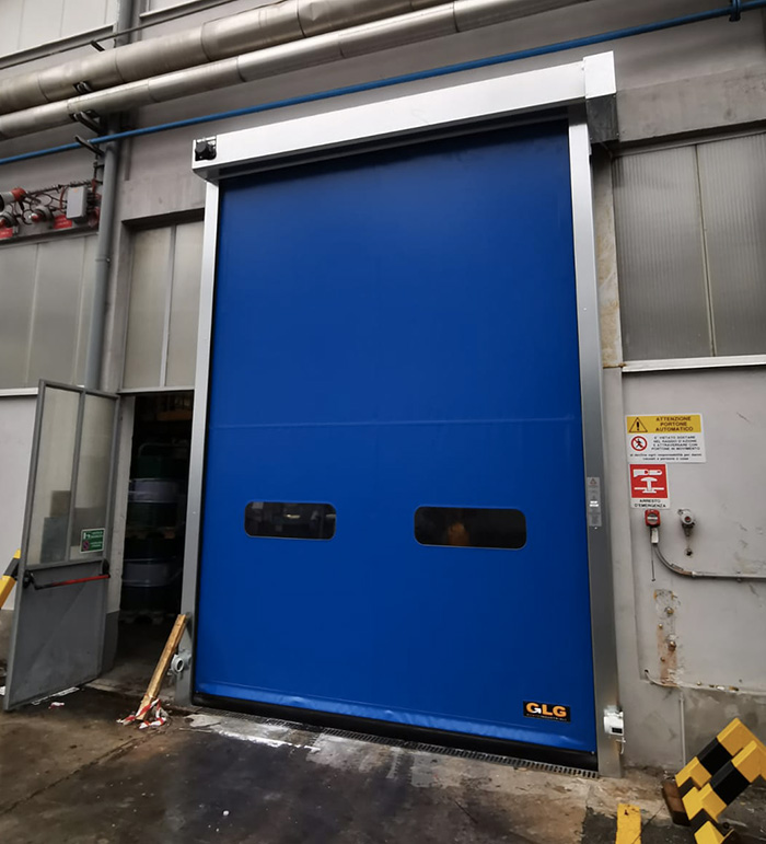 Porte rapide industrielle ZipGO Atex - conforme aux normes ATEX, anti-déflagration, pour environnements à haut risque d'explosion_3