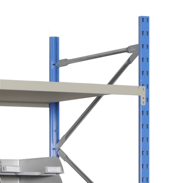 Rayonnage métallique avec des tablettes en bois pour charges légères jusqu'à 210 kg par niveau - PROFILPLUS_3