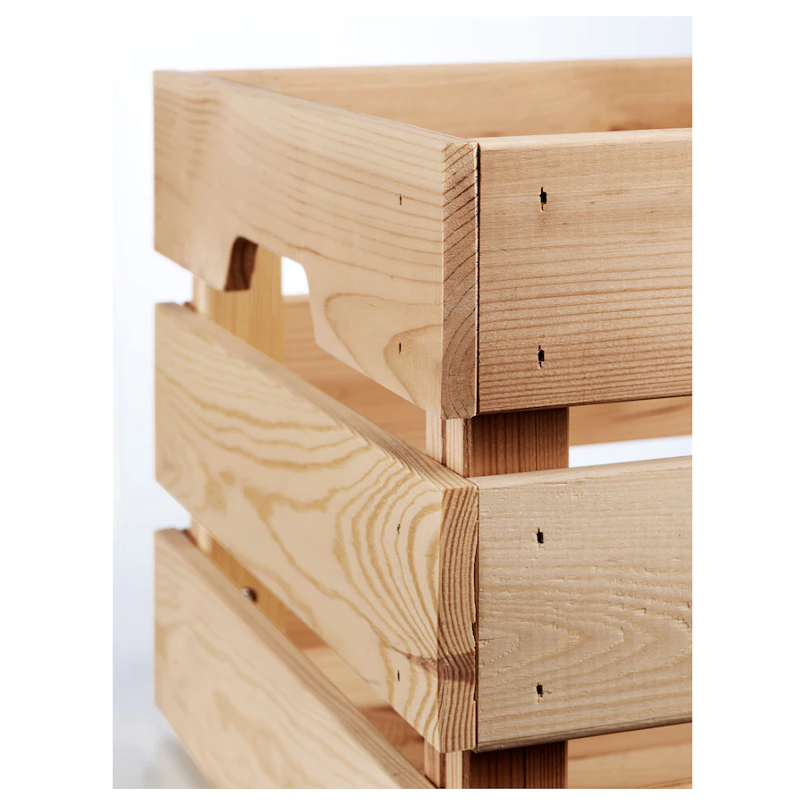 Caisse en bois - boîte pin 46x31x25 cm - knagglig - 702.923.59_3
