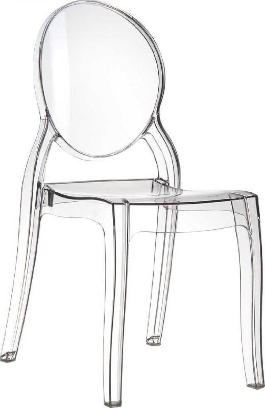 Lot de 6 chaises - Polycarbonate - Médaillon Elizabeth_3