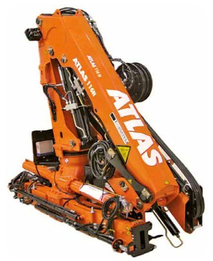 Grue auxiliaire Atlas 116 N - modèle performant et robuste_3