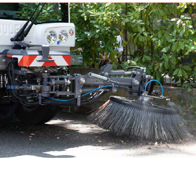 Balayeuse Dulevo D3 avec réservoir d'eau en acier inoxydable