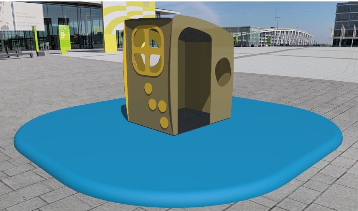 Maisonnette ou cabane collection Concarneau - Référence BTCAB04 - en panneaux HPL avec plancher antidérapant_3