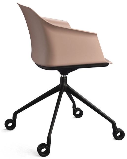 Moli swiveling - Chaise de bureau ergonomique avec placet d’assise en tissu - Sitis_3