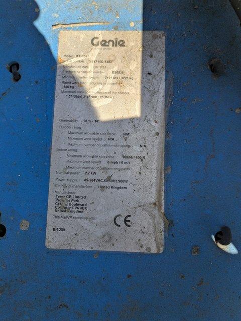 Nacelle ciseaux GENIE gs4047 occasion_3