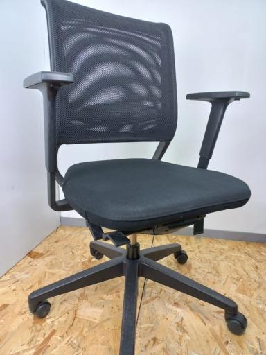 Fauteuil ergonomique Sedus Netwin Noir d'occasion - dossier double résille, assise confortable_3