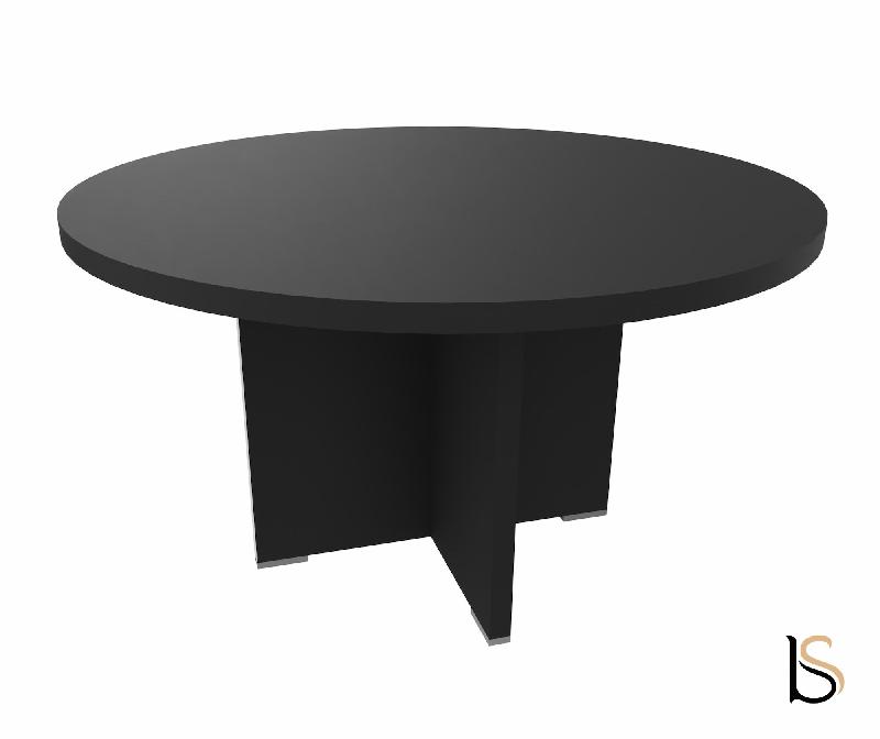 Table de réunion ronde TAK- Mobel Linea - Noir_3