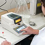 Balance analytique PCE-MA 110 - Plage de pesage 110 g - Mesure de l'humidité avec caméra de séchage - Interface RS-232_3