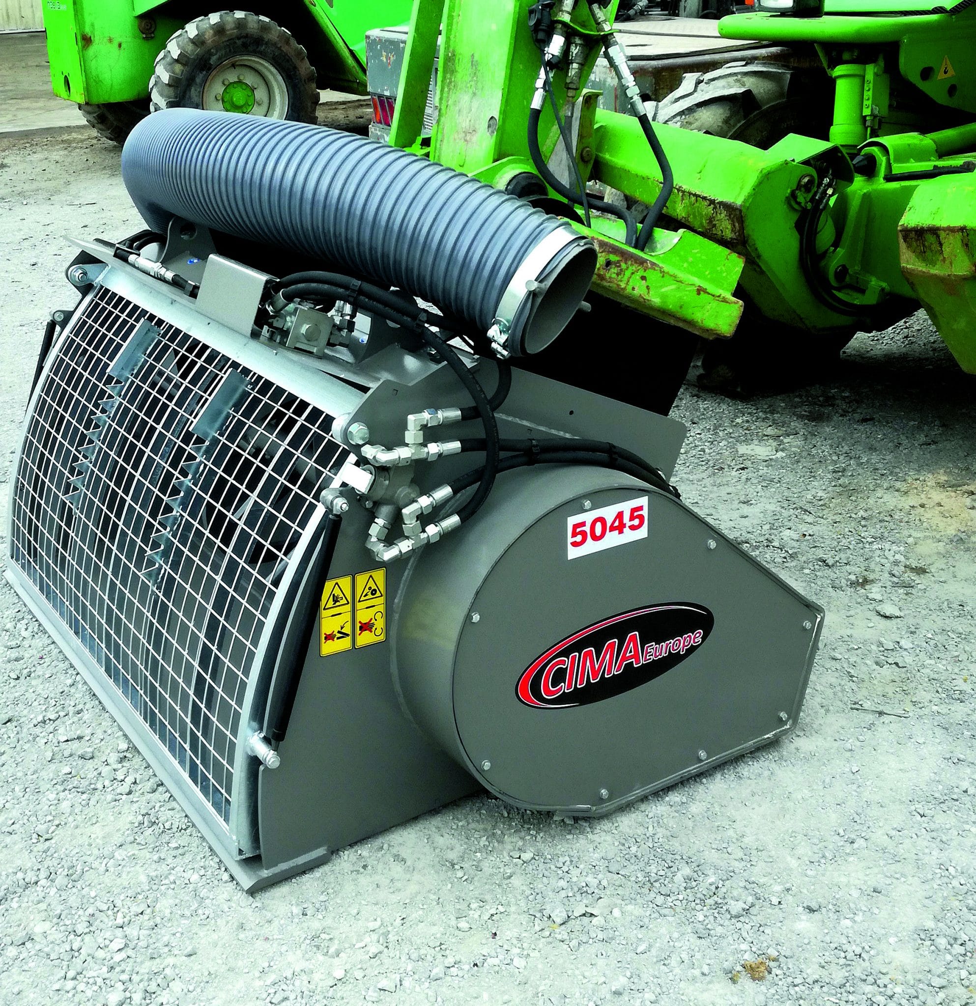 Godet malaxeur à vis à béton Cima - 600 à 800L - Transmission renforcée - BTP & industrie_3