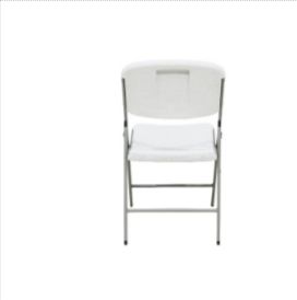 ZL-D48 - Chaise pliante en plastique avec cadre en acier - Zhejiang Huzoli Metal Products Co., Ltd - Blanc ou coloré_3