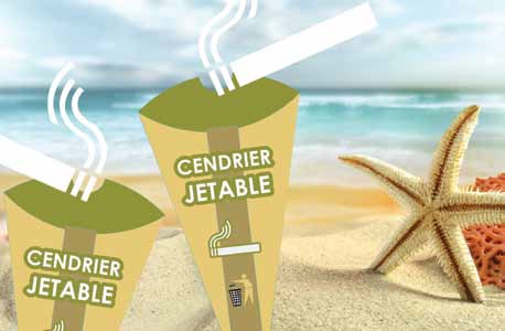 Borne mégoborne - Cendrier sur pied avec distributeur MEGOCLEAN 200 et corbeille 35L_3