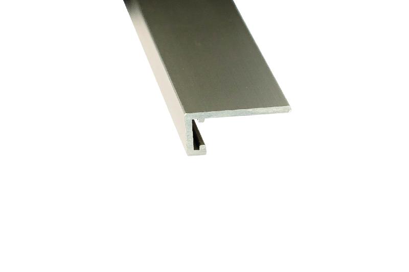 Profilé aluminium MINI-L livré avec clips et équerre de montage