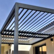 Modèles de pergola bioclimatique avec lames en aluminium orientables