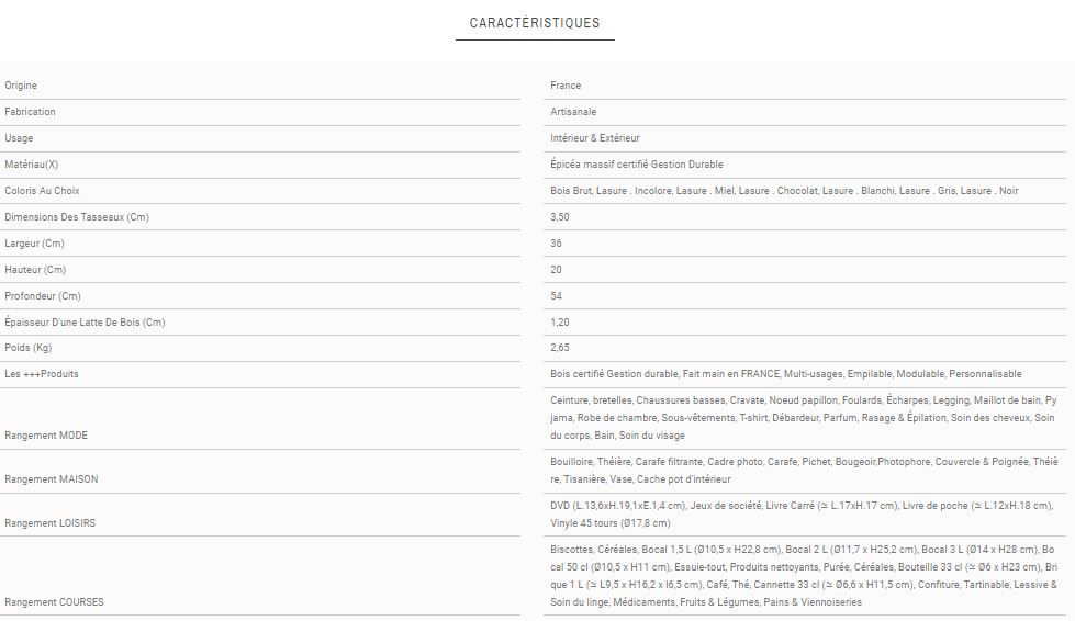 Caisse en bois S2 - Simply A Box - L36 x H20 x P54 cm - Bois brut et 6 coloris de lasure à l'eau_3