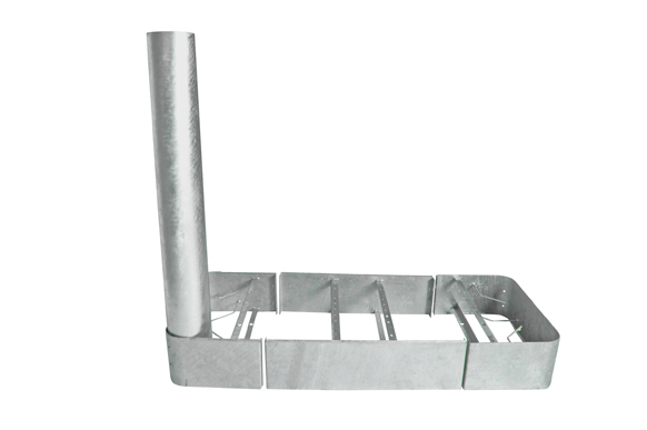 Accessoires pour montage barrière levante en acier galvanisé