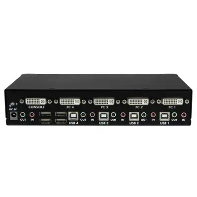 Commutateur KVM 4 Ports DVI USB, Montage en Rack et Audio - Switch KVM - 2560x1600_3