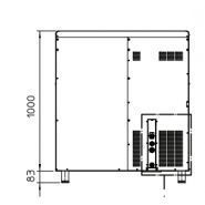 AF 156 AS Machine à glace en grains - Scodif Scotsman - 150 kg/24 h - inox avec stockage 55 kg_3