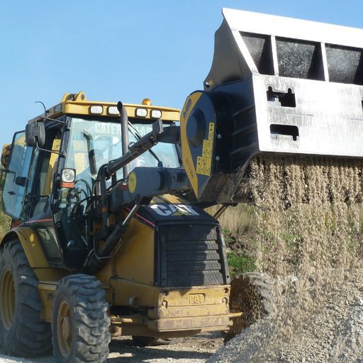 Godet de concassage performant pour engins de 4,5 à 10 tonnes