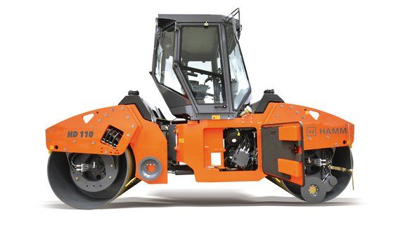 Hd 110k rouleau compresseur tandem - hamm - poids 9230 kg_3